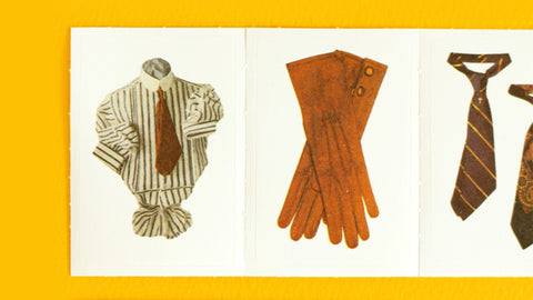 Boks med klistremerker — Vintage Objekter