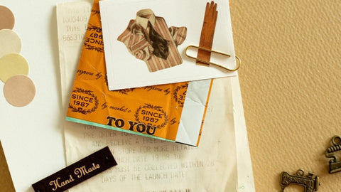 Boks med klistremerker — Vintage Objekter