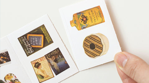 Boks med klistremerker — Vintage Objekter