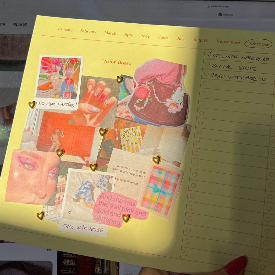 Vision Board Månedsplanlegger