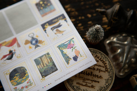 Foiled Stamp Stickers - Wayfarer