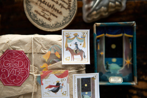 Foiled Stamp Stickers - Wayfarer