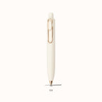 Uni-Ball One P — Rose Gold Clip — Yogurt 0.5
