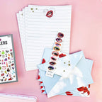 Full view of Art Of Things Notepad featuring 'Getting back to the art of things' message with star decorations