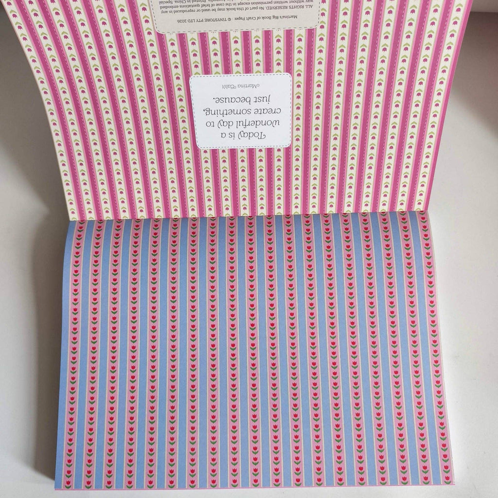 Patterned craft papers from Martina Calvi's Big Book of Craft Paper — page detail 2