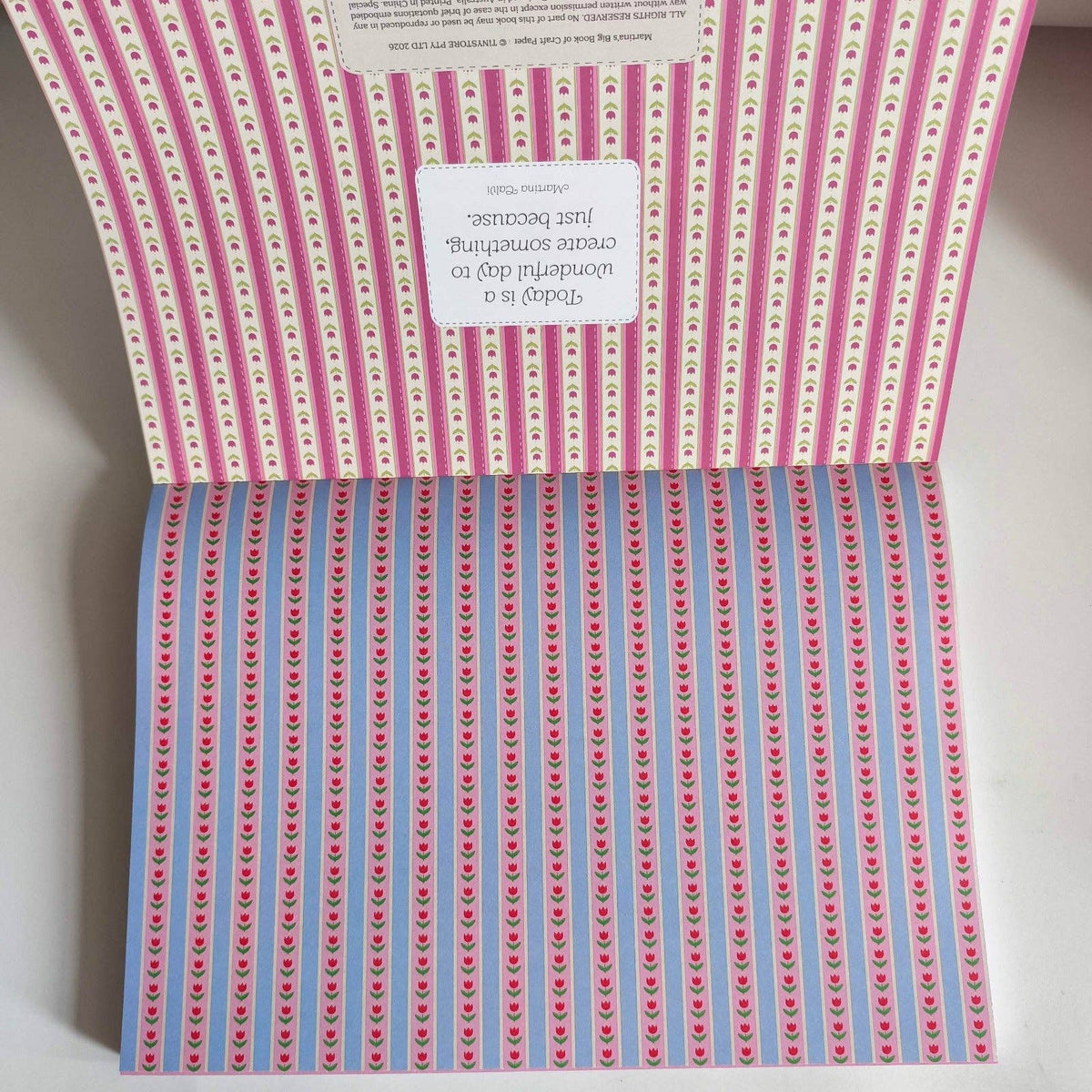 Patterned craft papers from Martina Calvi's Big Book of Craft Paper — page detail 2
