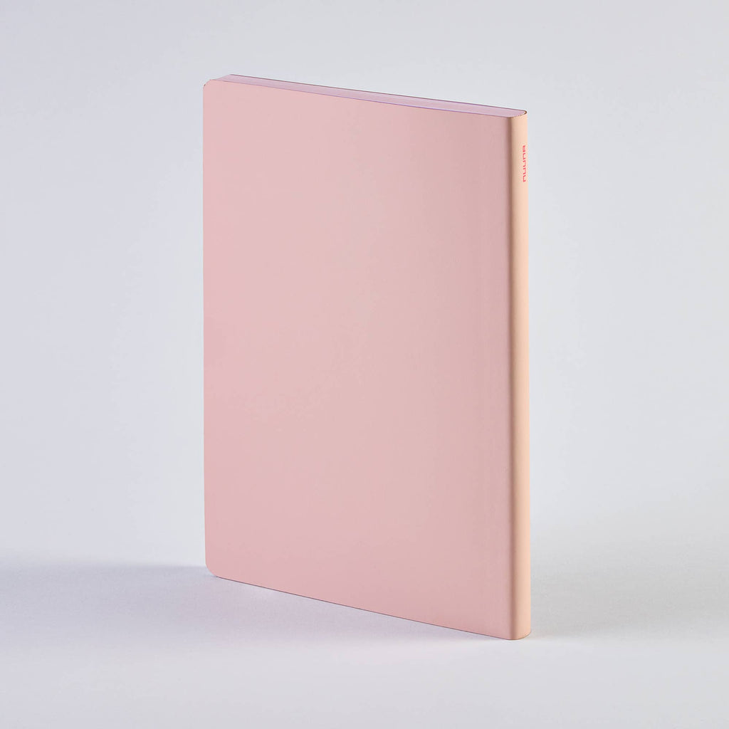 Leather Bullet Journal — Pink Aura A5+