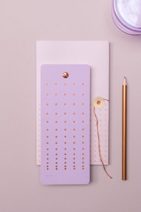 To Do List Memo Pad — Lavender