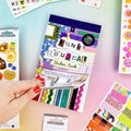 Mix & Match junk journal sticker book by Pipsticks — 30 pages of assorted journaling stickers