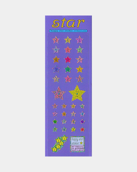 Sparkly Star Stickers