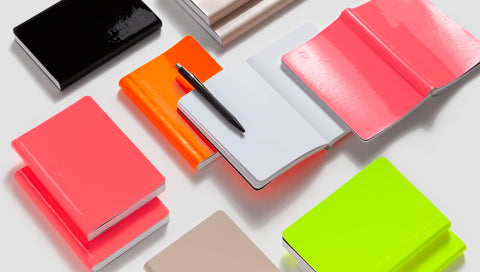 Glossy Bullet Journal — Neon Yellow A6