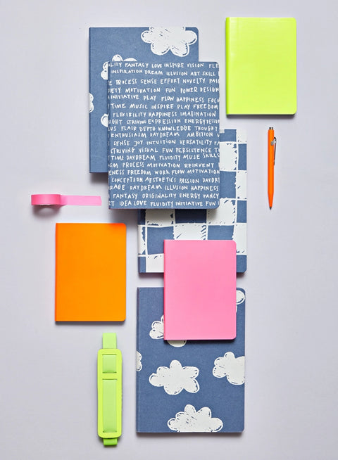 Glossy Bullet Journal — Neon Yellow A6