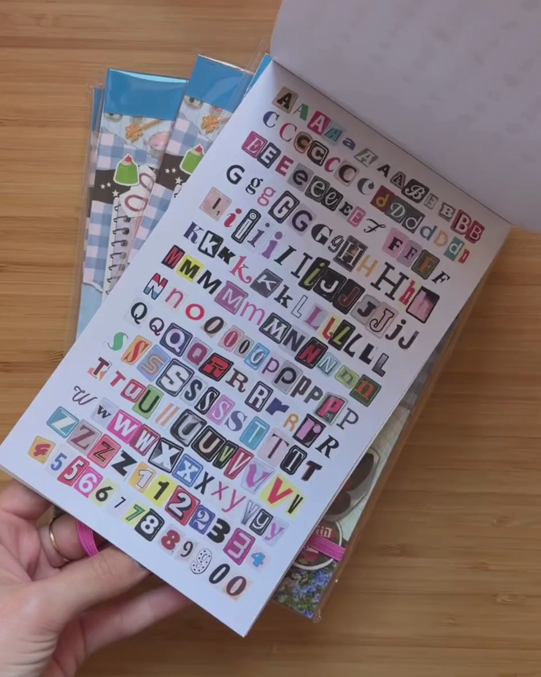 Junk Journal Klistremerkebok — Haricot Vert