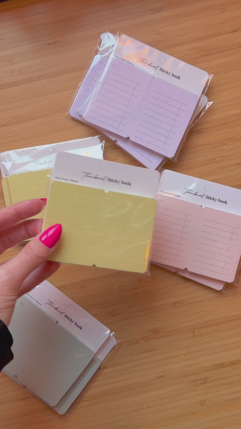 Mini Notatbok Sticky Notes