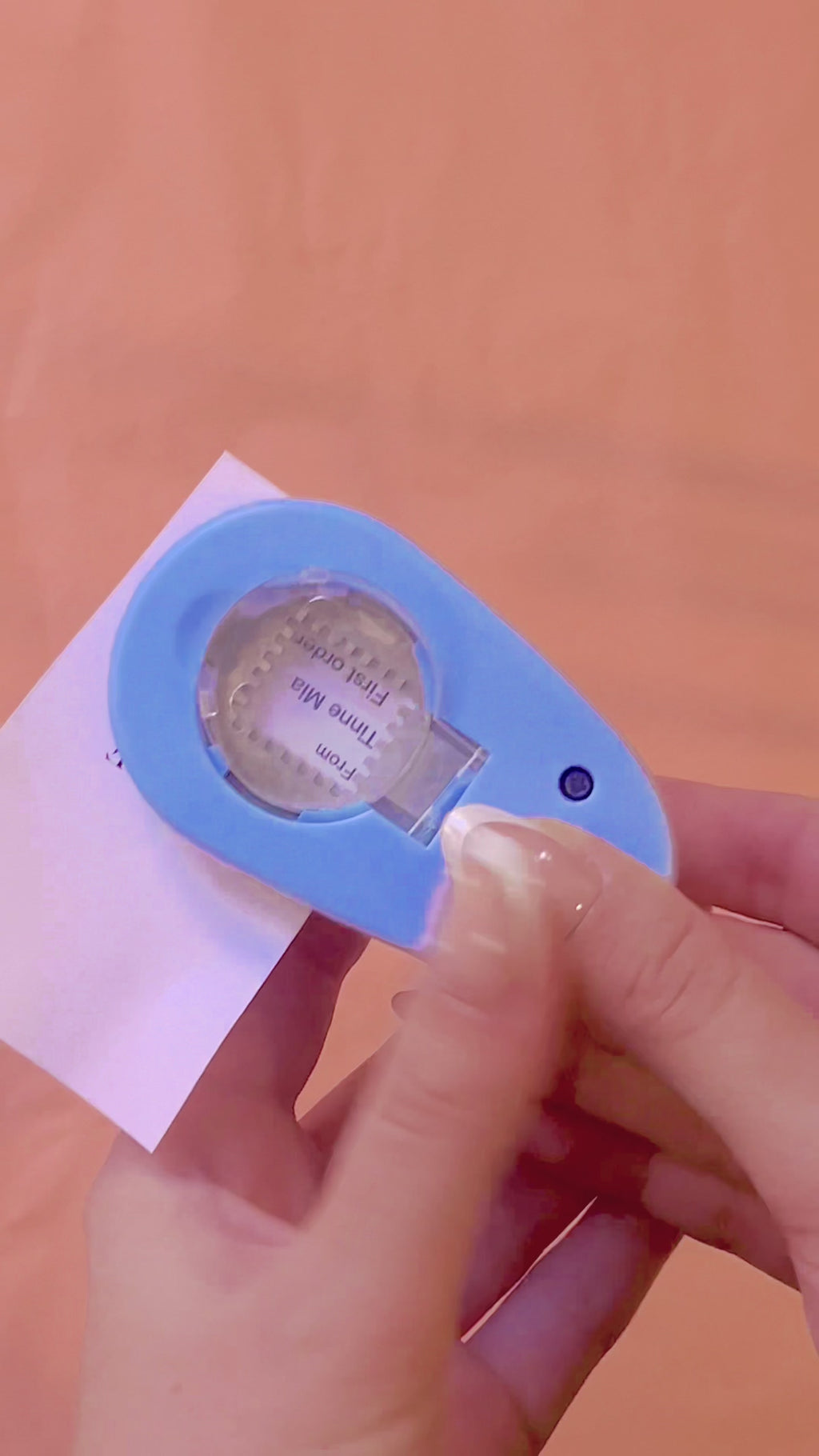 Mini Postage Stamp Paper Punch