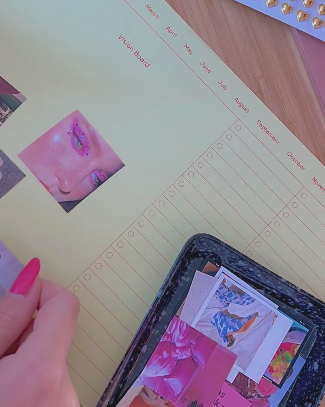 Vision Board Maker / Monthly Planner