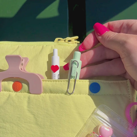 Uni-Ball One P — Rose Gold Clip — Yogurt 0.5