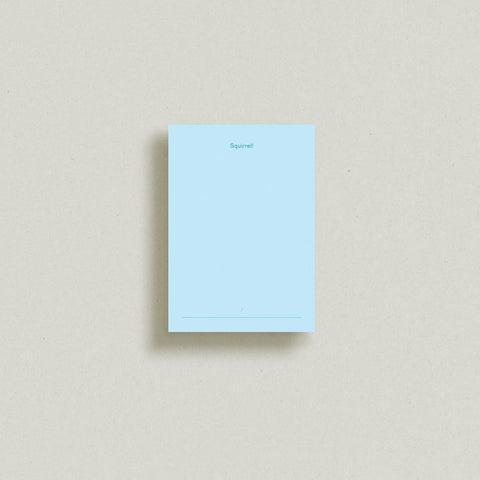 Squirrel! Notes - Fluo Paper Co.