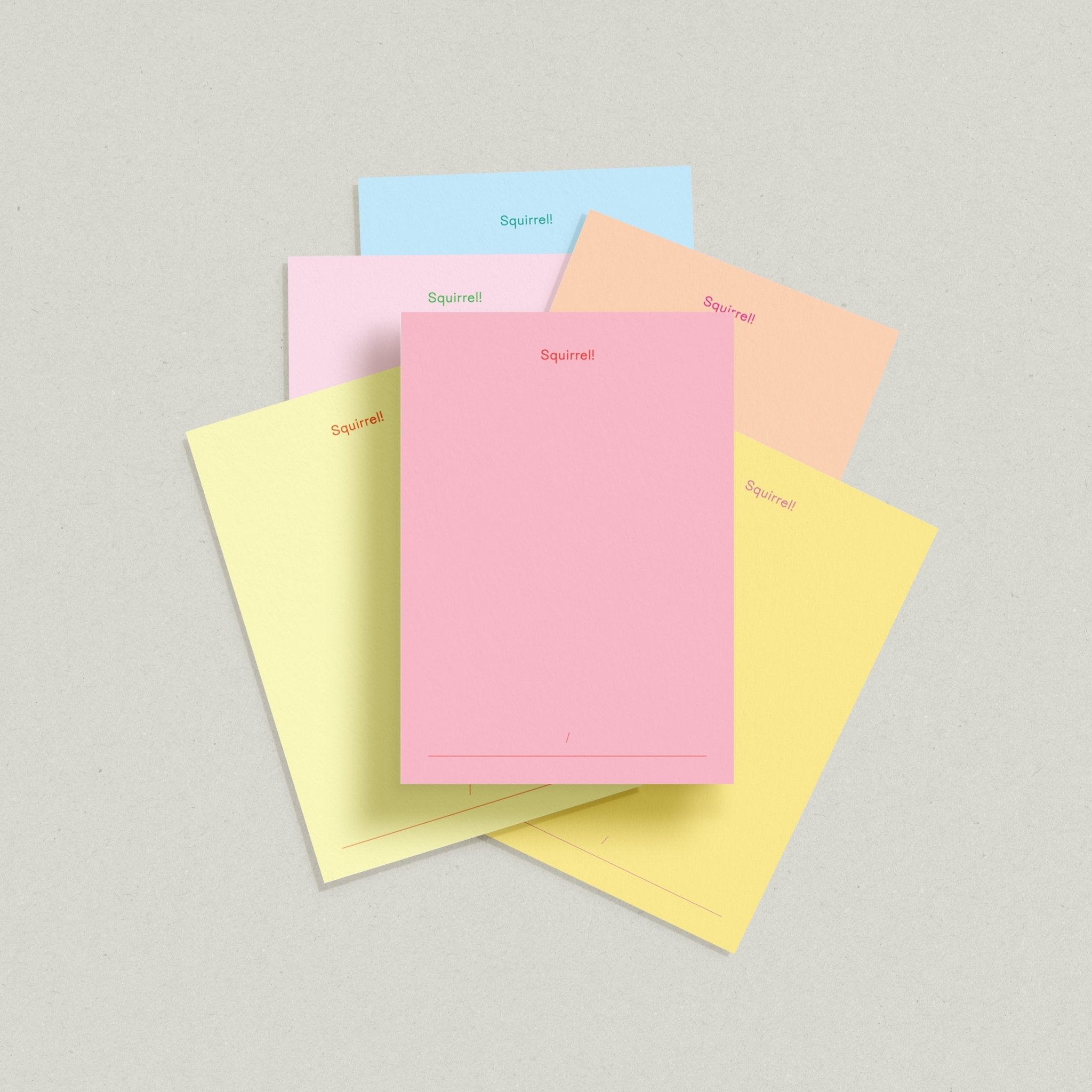 Squirrel! Notes - Fluo Paper Co.