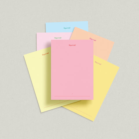 Squirrel! Notes - Fluo Paper Co.
