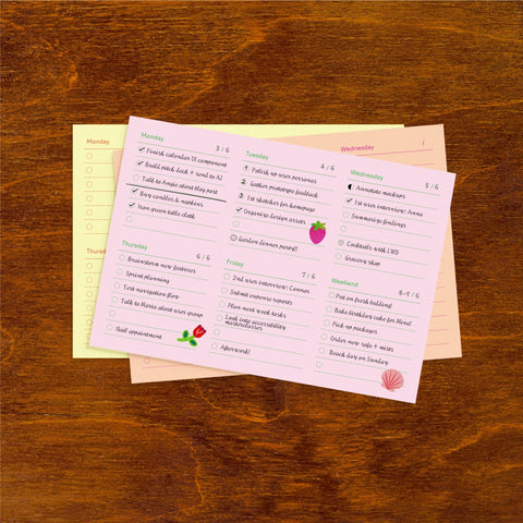 Weekly Planner - Fluo Paper Co.